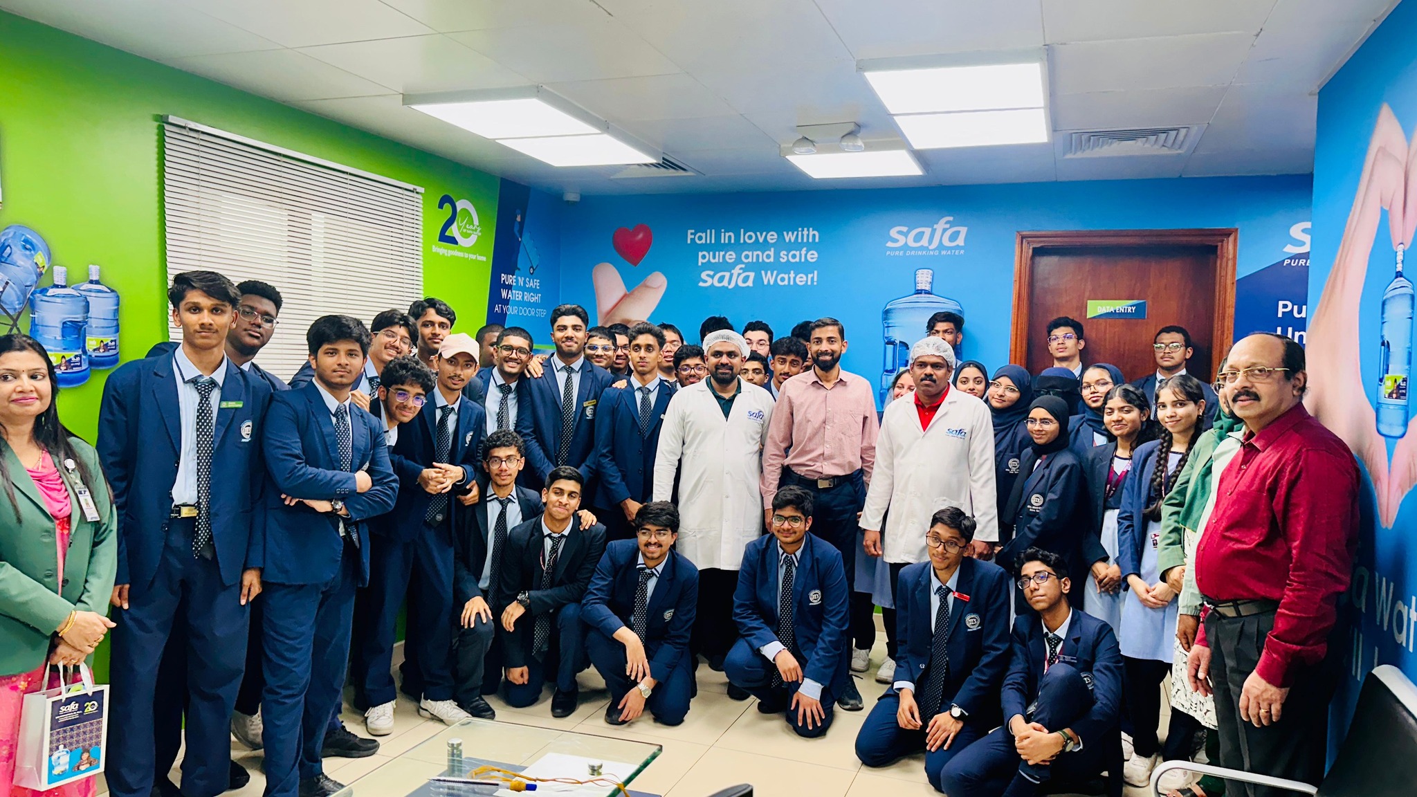 IIS STUDNTS VISIT SAFA WATER TREATMENT & BOTTLING UNIT